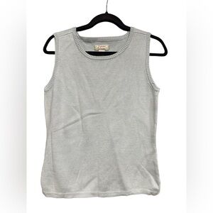 Tommy Bahama Light Sage Green Women's Tank Top Size Large 55% Silk